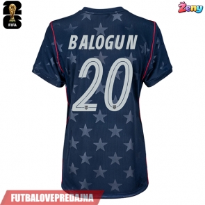 Lacne Ženy Futbalové dres Spojené štáty Folarin Balogun #20 MS 2026 Krátky Rukáv - Preč